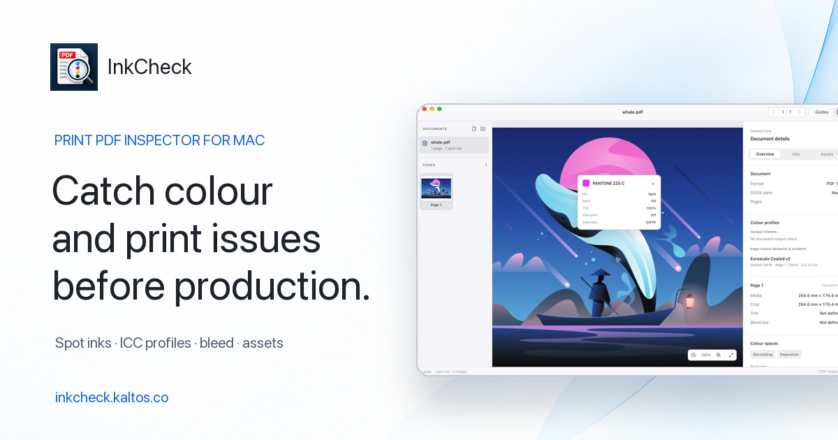 Catch colour and print issues before production | InkCheck